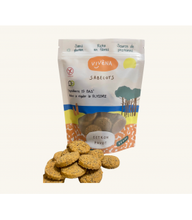 Sabelots Citron Pavot  sans gluten et IG bas