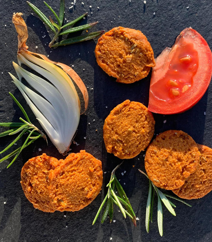 Crackers Tomates, oignons, romarin   120g - petit épeautre - Ingrédients IG BAS