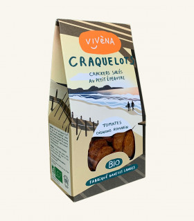 Crackers Tomates, oignons, romarin   120g - petit épeautre - Ingrédients IG BAS