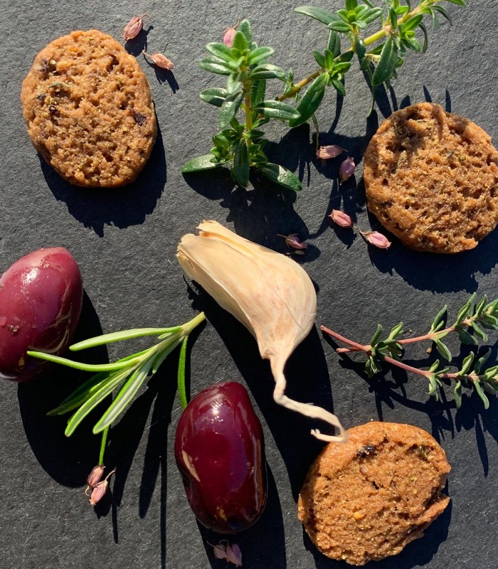 Crackers  Olives, Ail, Herbes de provence / 120g - petit épeautre - Ingrédients IG BAS