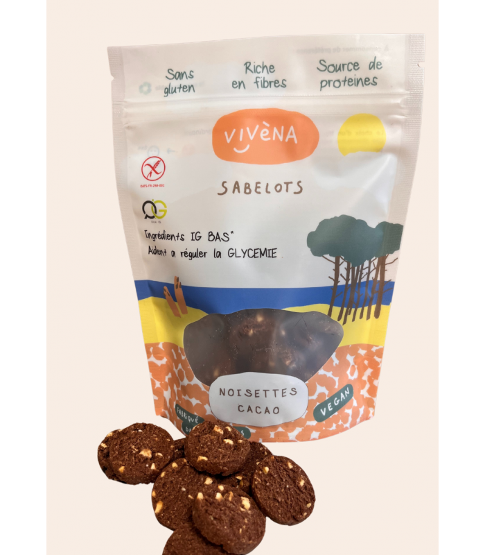 Sabelots Noisettes Cacao Sans Gluten et IG Bas