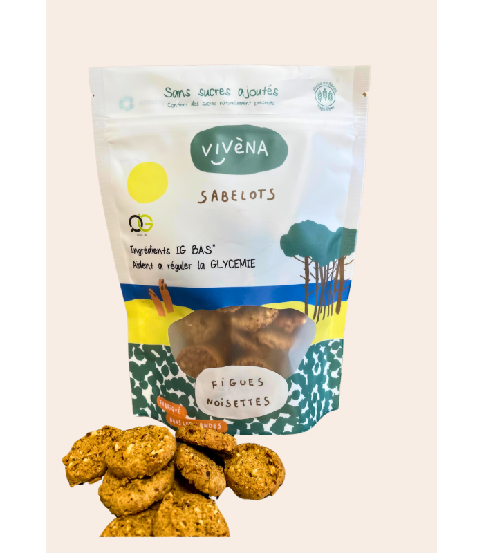 Sabelots Figues Noisettes-sans sucres ajoutés IG bas-130g